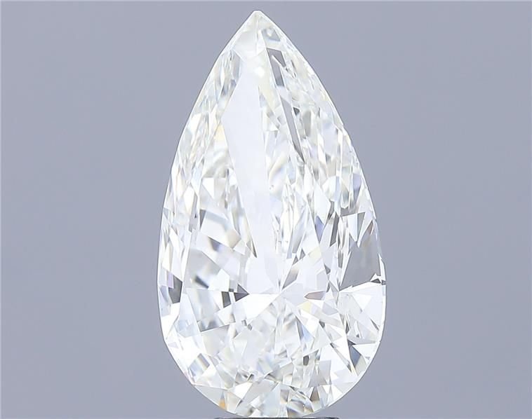 7.41ct G VS1 Very Good Cut Pear Lab Grown Diamond