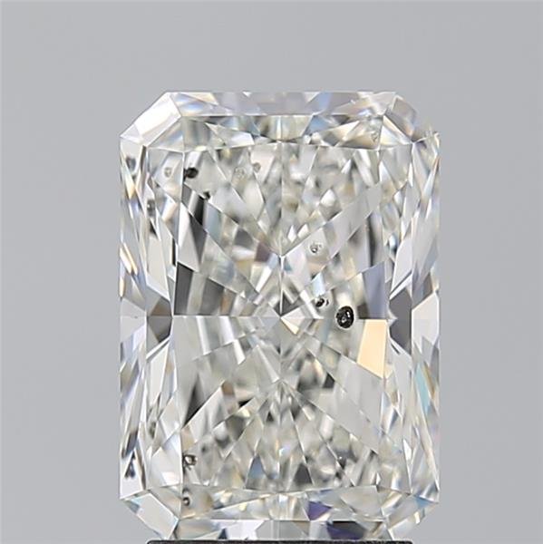 3.20ct H SI2 Rare Carat Ideal Cut Radiant Diamond