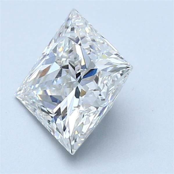 1.75ct G VVS2 Rare Carat Ideal Cut Princess Lab Grown Diamond