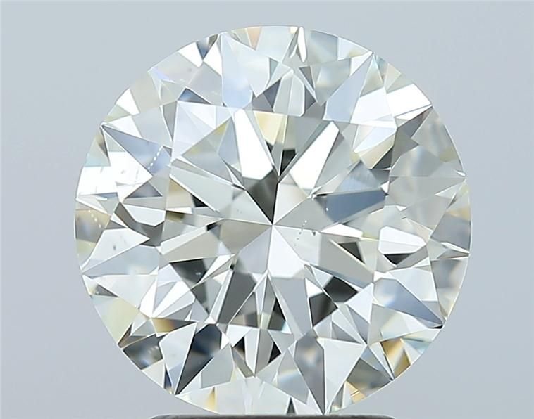 3.05ct K SI1 Rare Carat Ideal Cut Round Diamond