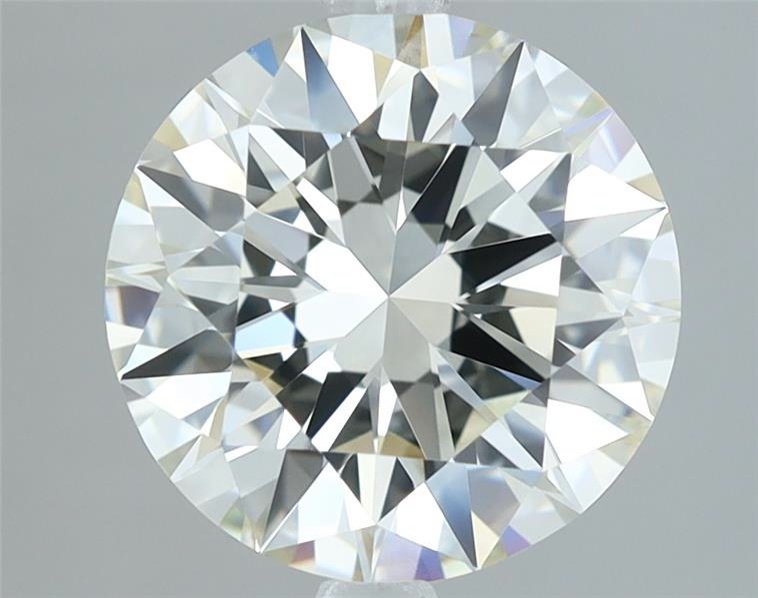 3.06ct J VVS1 Excellent Cut Round Diamond