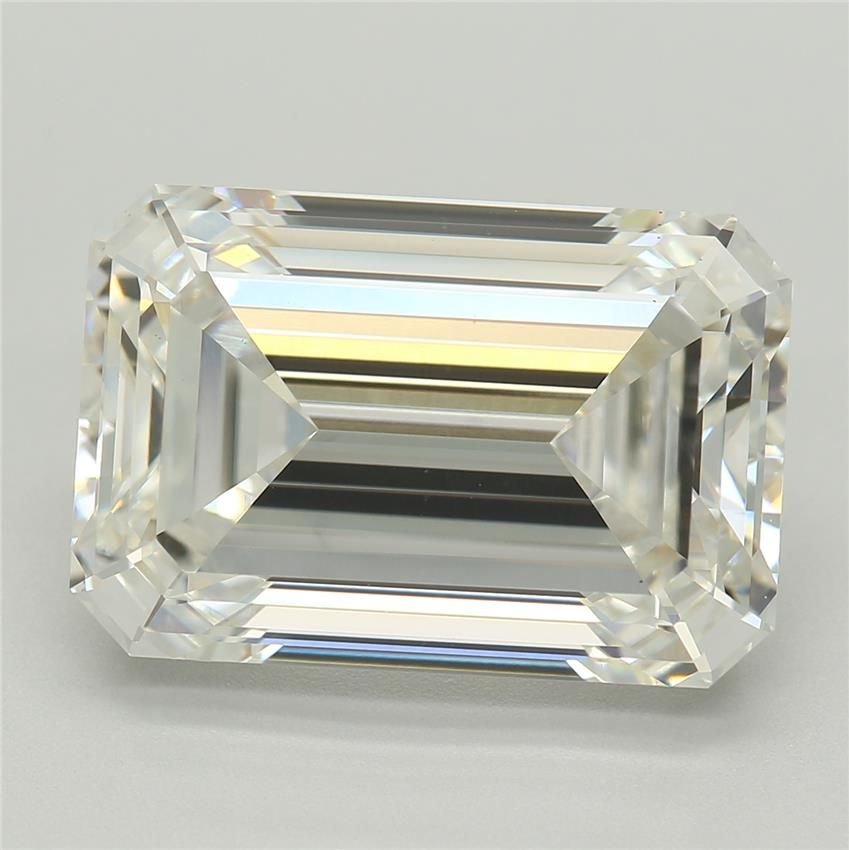 6.08ct F VS1 Rare Carat Ideal Cut Emerald Lab Grown Diamond