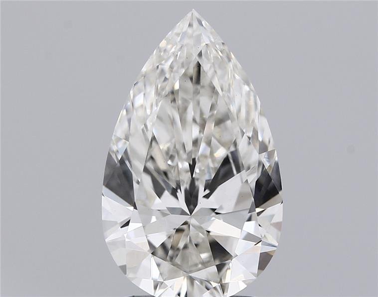 3.59ct I VS1 Very Good Cut Pear Lab Grown Diamond