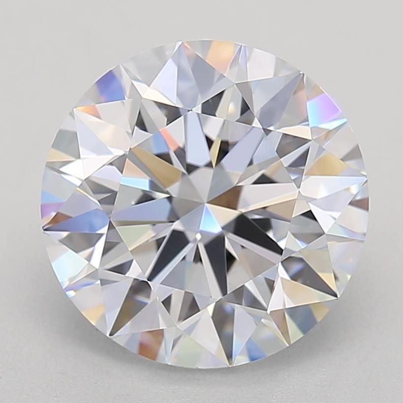 3.02ct E IF Rare Carat Ideal Cut Round Lab Grown Diamond