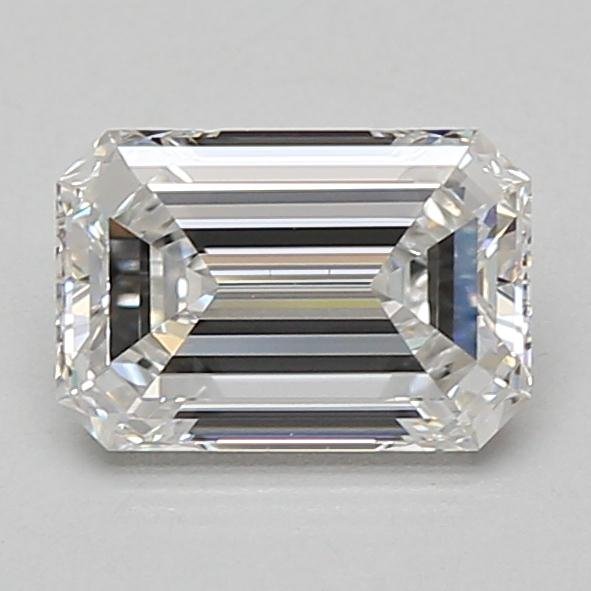 1.59ct E VVS2 Rare Carat Ideal Cut Emerald Lab Grown Diamond