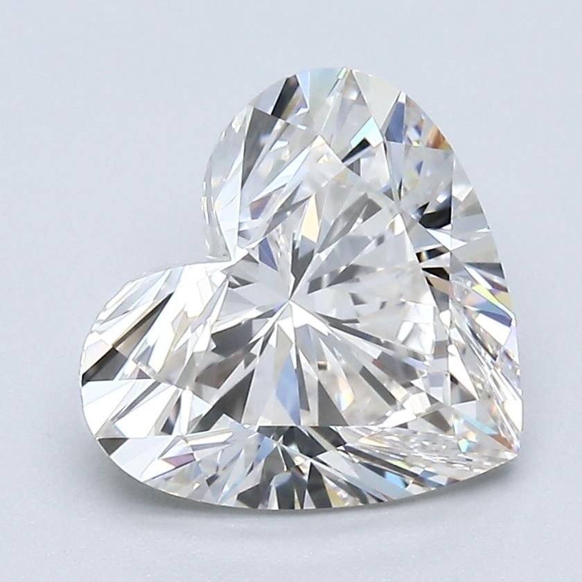 2.51ct I VS1 Rare Carat Ideal Cut Heart Diamond