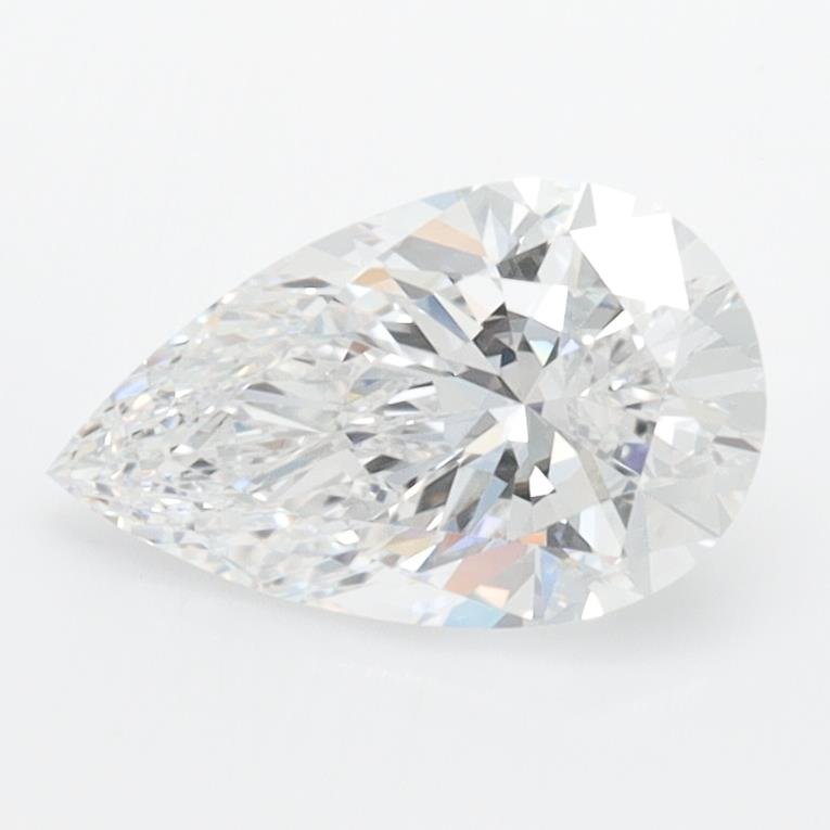 1.10ct D VVS1 Rare Carat Ideal Cut Pear Lab Grown Diamond