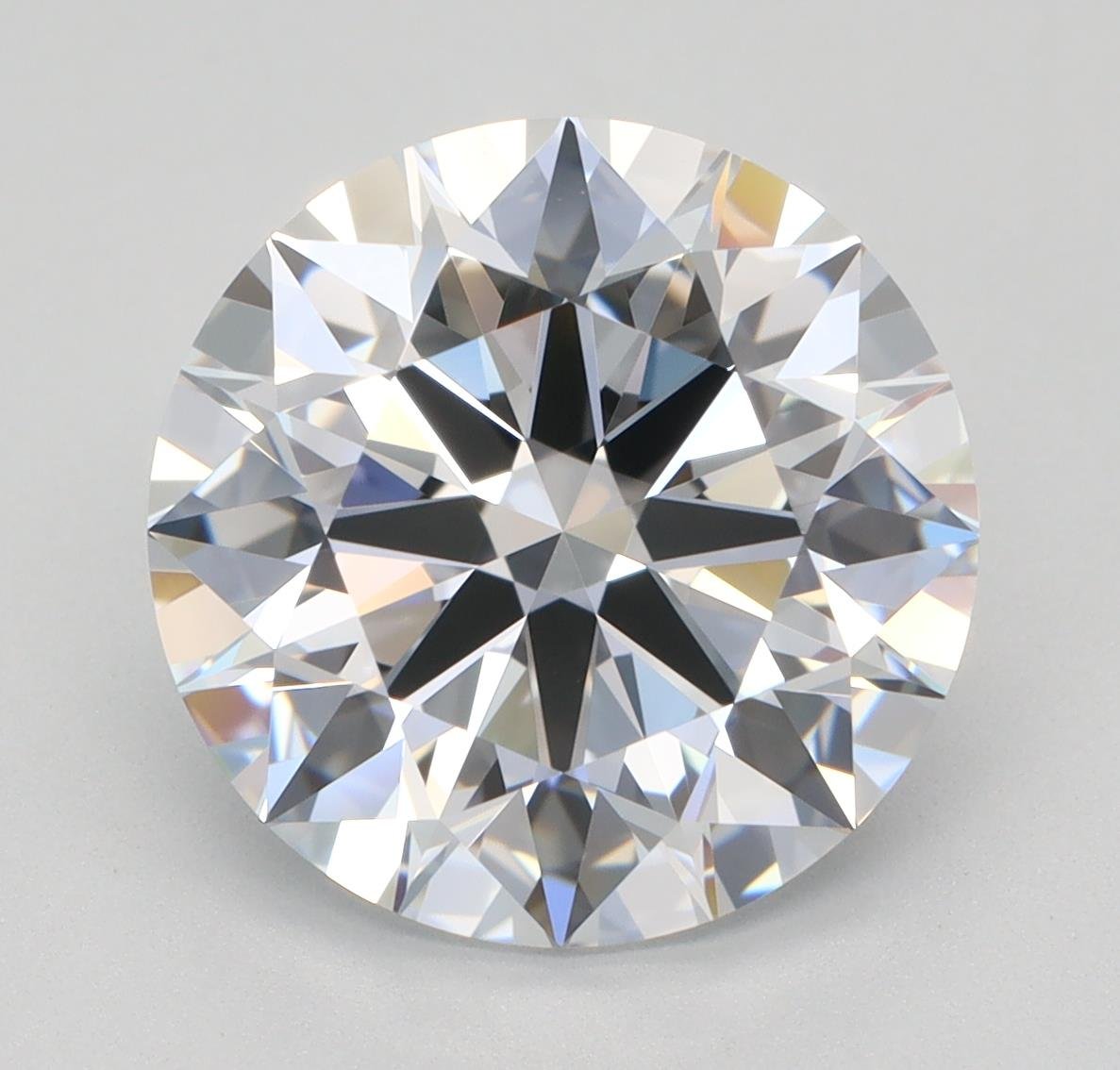 4.04ct D VVS1 Rare Carat Ideal Cut Round Lab Grown Diamond