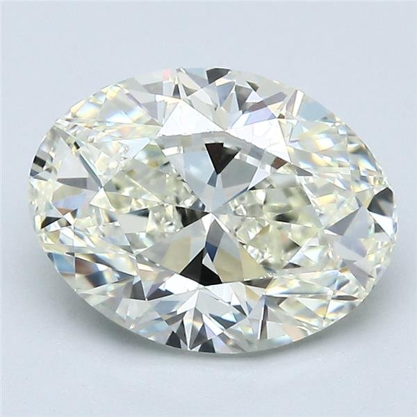 3.01ct K VVS1 Rare Carat Ideal Cut Oval Diamond