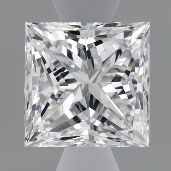 0.73ct E VVS2 Very Good Cut Princess Lab Grown Diamond