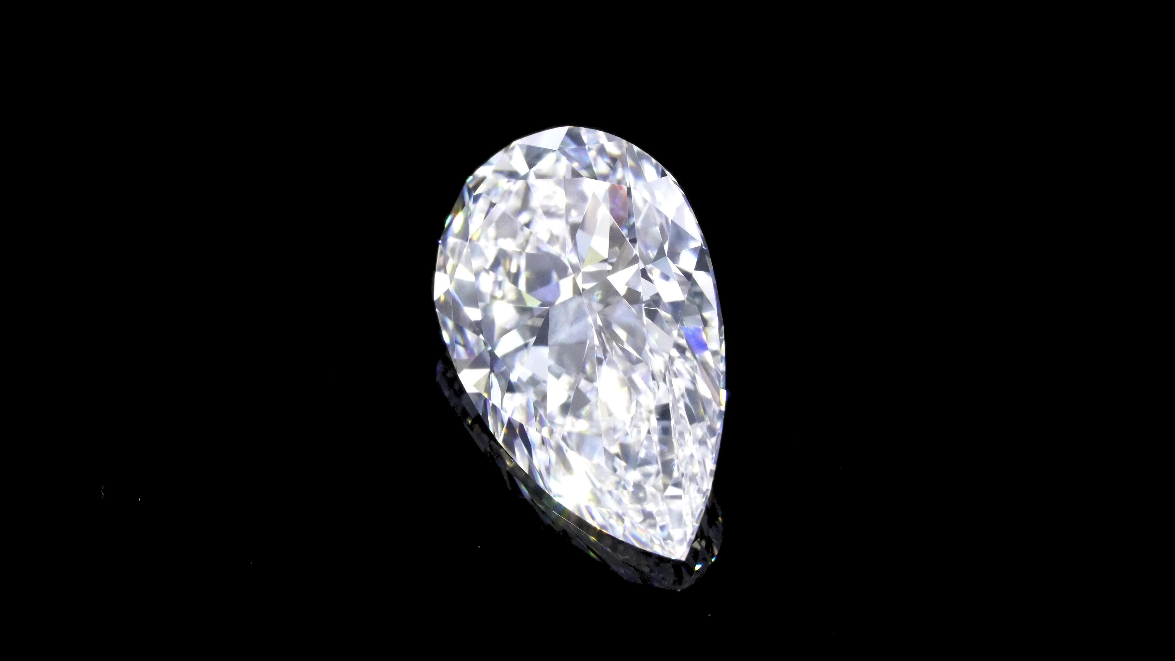 5.08 Carat Pear Natural Diamond