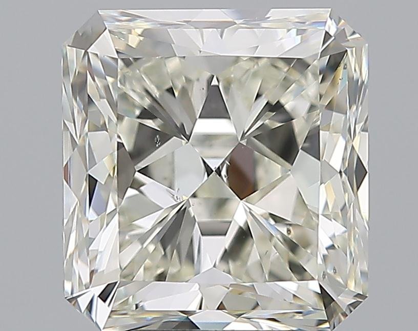5.01ct J SI1 Rare Carat Ideal Cut Radiant Diamond