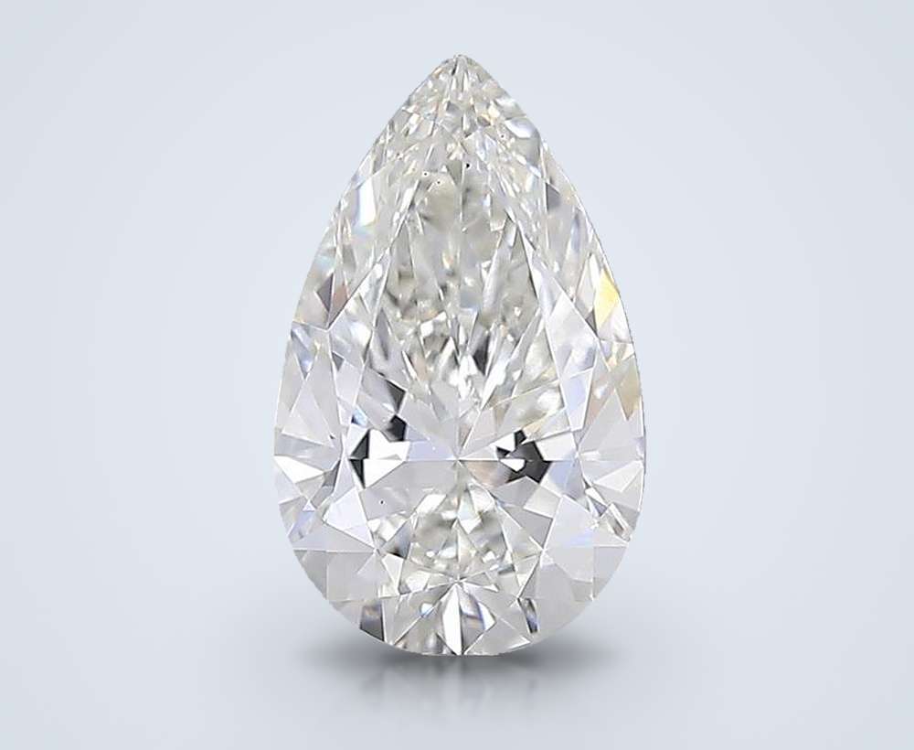 3.60 Carat Pear Lab Diamond