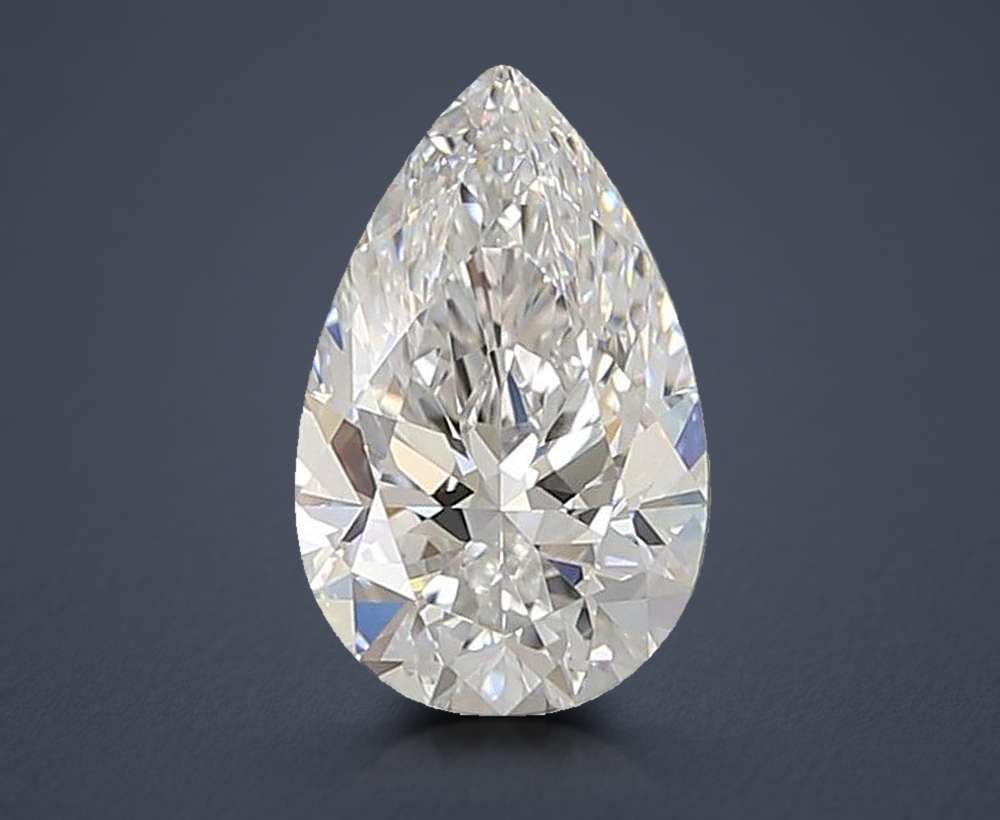 1.38 Carat Pear Lab Diamond