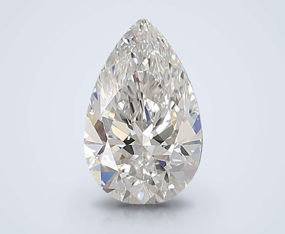 1.38 Carat Pear Lab Diamond