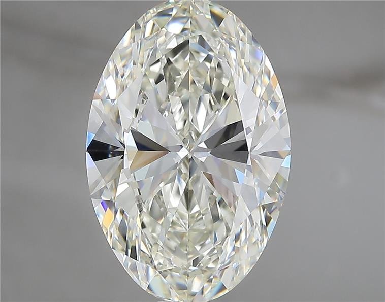 4.10ct I VVS2 Rare Carat Ideal Cut Oval Diamond