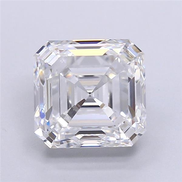 2.56ct D VS1 Very Good Cut Asscher Lab Grown Diamond