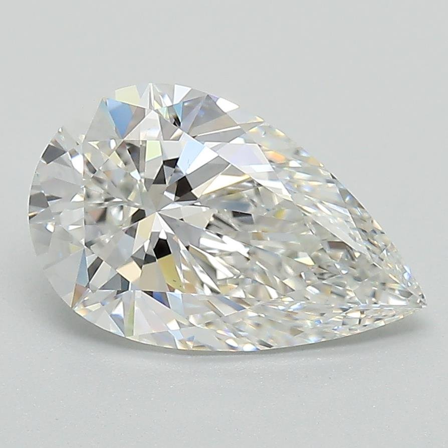 2.06ct F VS1 Rare Carat Ideal Cut Pear Lab Grown Diamond