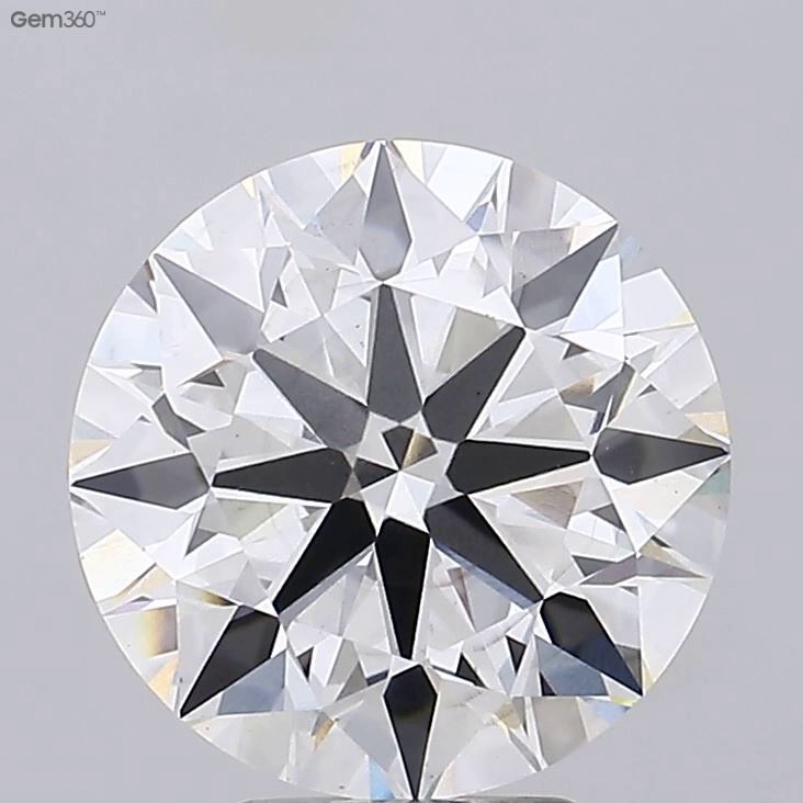 5.66ct G VS2 Rare Carat Ideal Cut Round Lab Grown Diamond