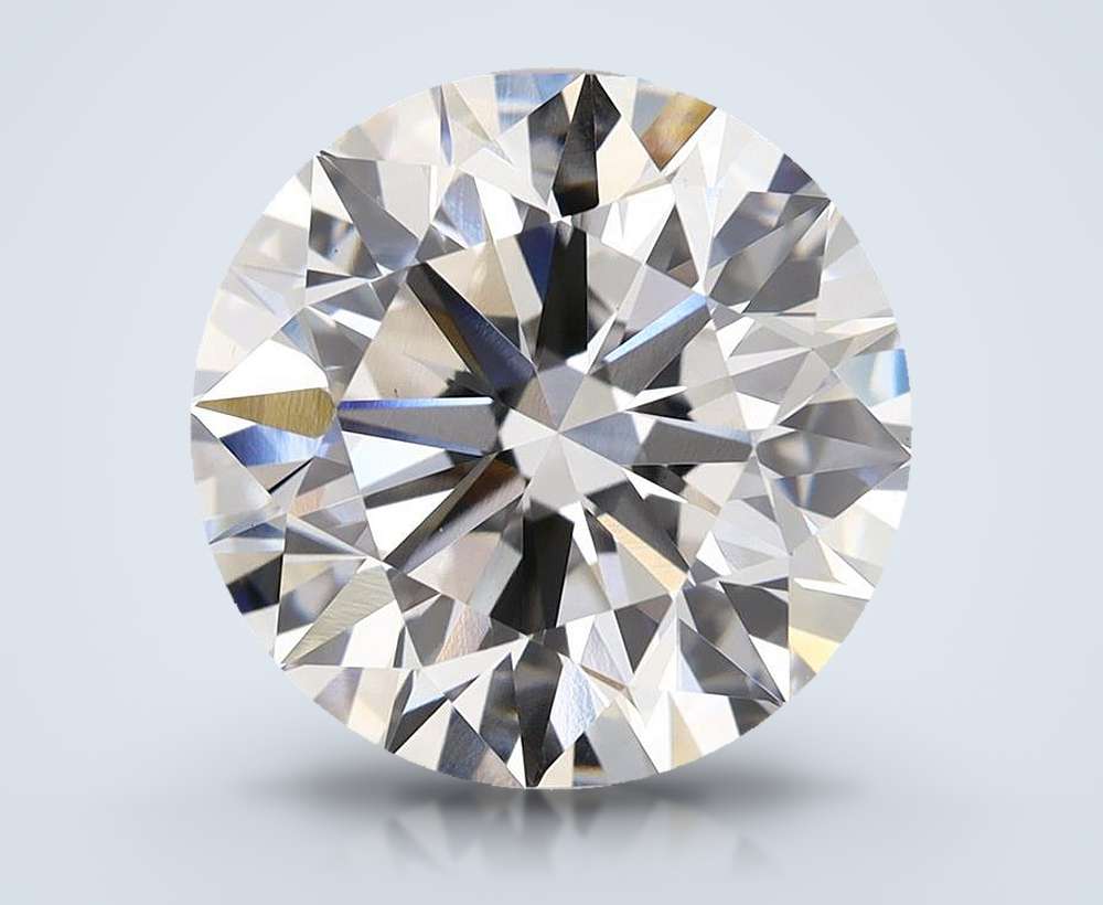 6.77 Carat Round Lab Diamond