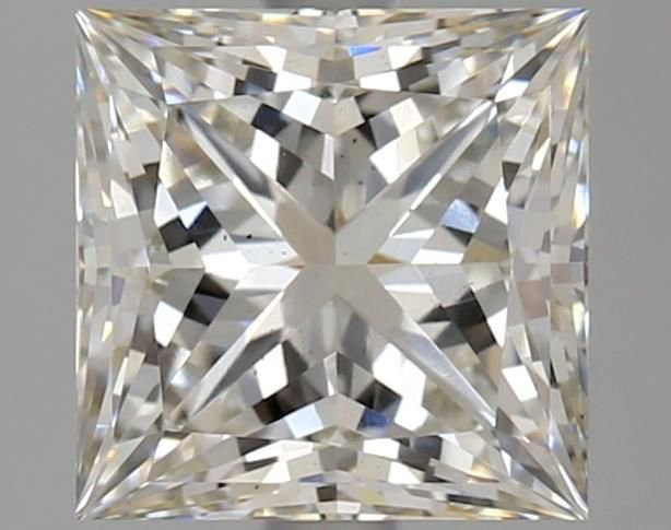 2.84ct H VS2 Rare Carat Ideal Cut Princess Lab Grown Diamond