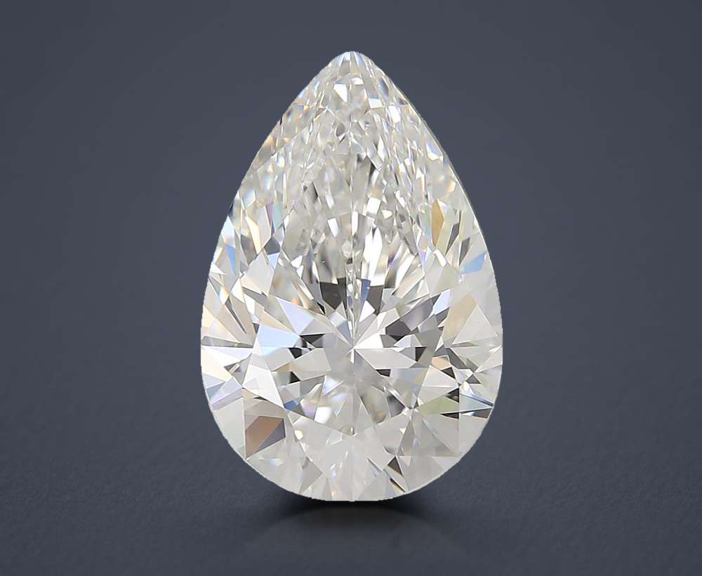 4.97 Carat Pear Lab Diamond