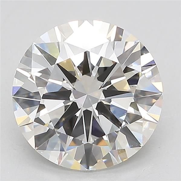 2.89ct F VVS2 Excellent Cut Round Lab Grown Diamond