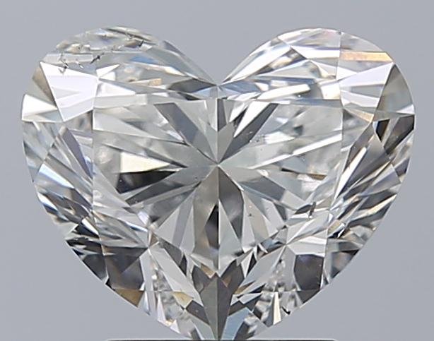 3.00ct D SI1 Rare Carat Ideal Cut Heart Diamond