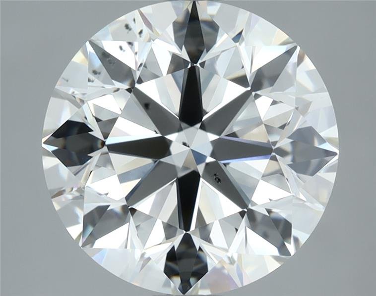 4.02ct H VS2 Excellent Cut Round Diamond