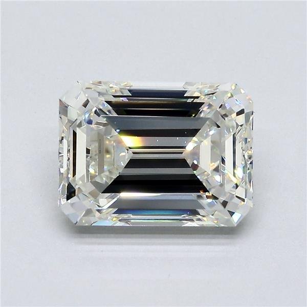 3.01ct I VVS2 Rare Carat Ideal Cut Emerald Diamond