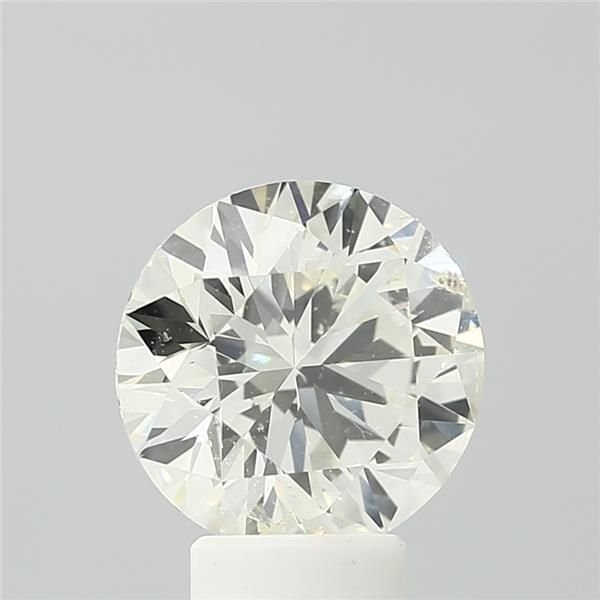 4.01ct I SI2 Rare Carat Ideal Cut Round Diamond