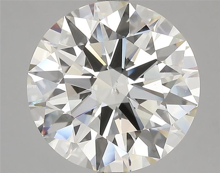 5.10ct I SI1 Rare Carat Ideal Cut Round Diamond