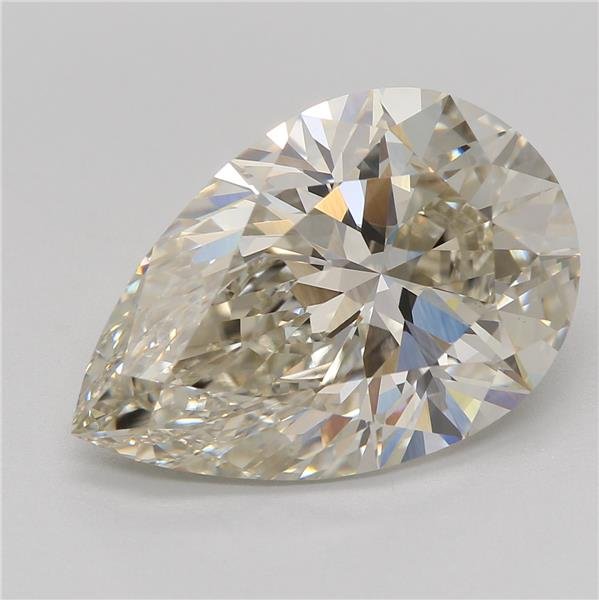 5.08ct J VS1 Rare Carat Ideal Cut Pear Lab Grown Diamond