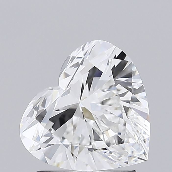 1.29ct F VS1 Rare Carat Ideal Cut Heart Lab Grown Diamond