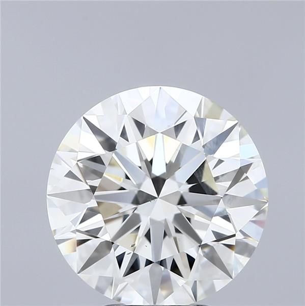 5.01ct J SI1 Rare Carat Ideal Cut Round Diamond