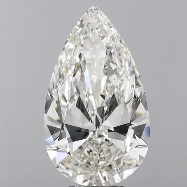 10.04ct H VS1 Very Good Cut Pear Lab Grown Diamond