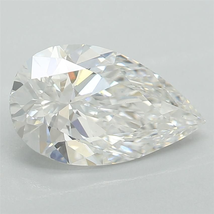 1.08ct D VS1 Rare Carat Ideal Cut Pear Lab Grown Diamond