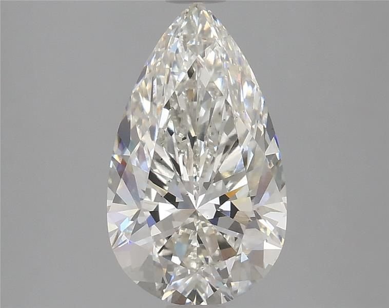 2.35ct H VS2 Rare Carat Ideal Cut Pear Lab Grown Diamond