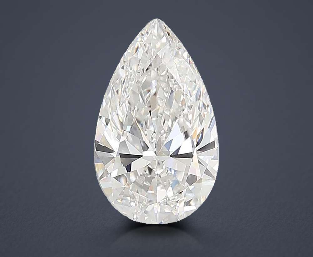9.91 Carat Pear Lab Diamond