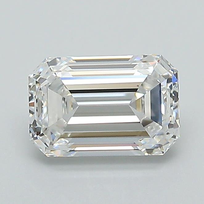 1.00ct E VVS2 Rare Carat Ideal Cut Emerald Lab Grown Diamond