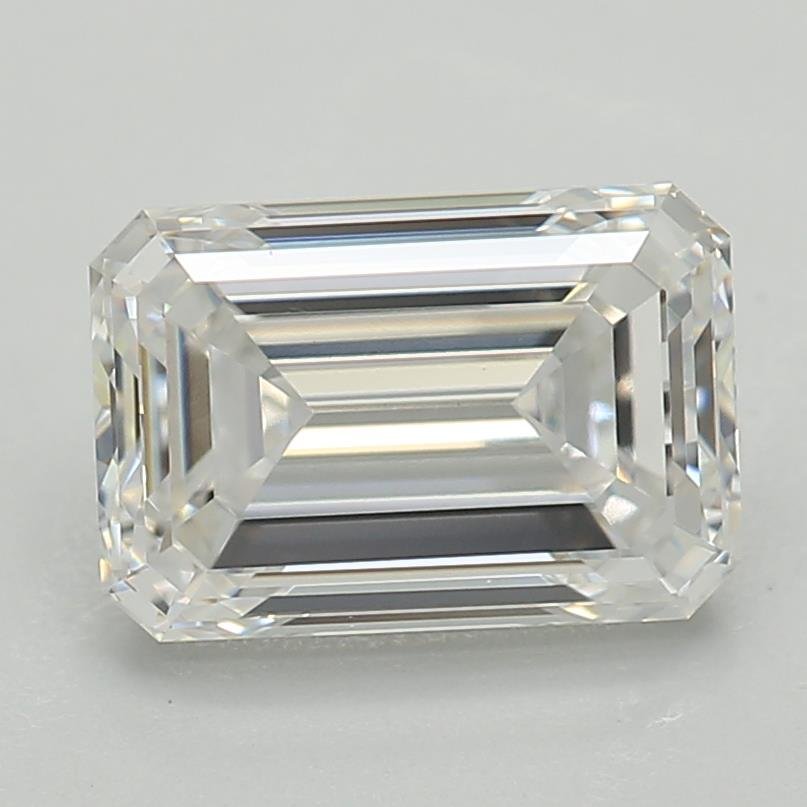 1.08ct E VVS2 Excellent Cut Emerald Lab Grown Diamond
