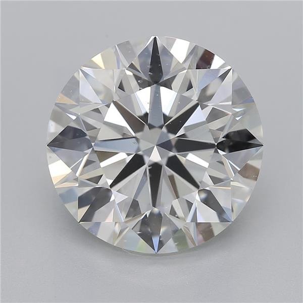 4.01ct I SI1 Rare Carat Ideal Cut Round Diamond