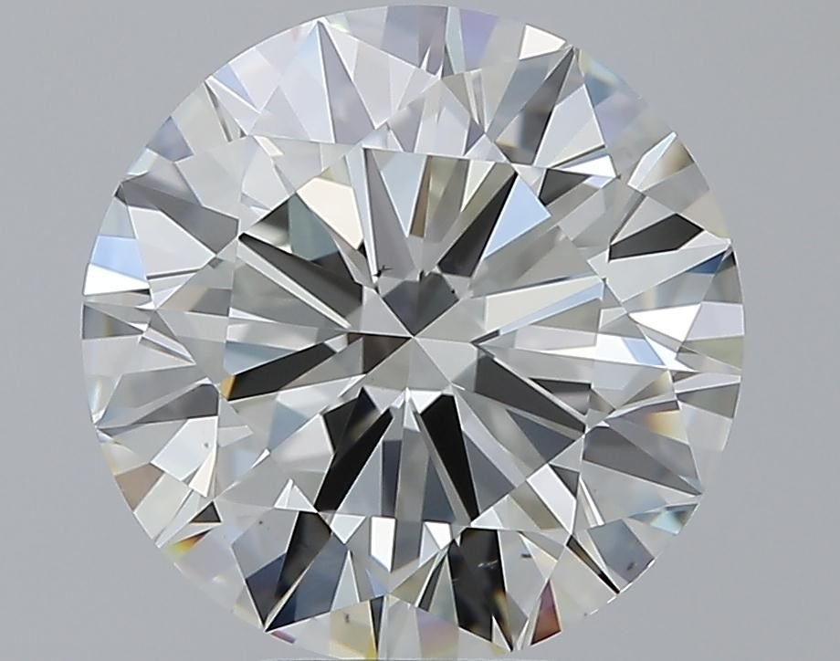 5.01ct J VS2 Rare Carat Ideal Cut Round Diamond