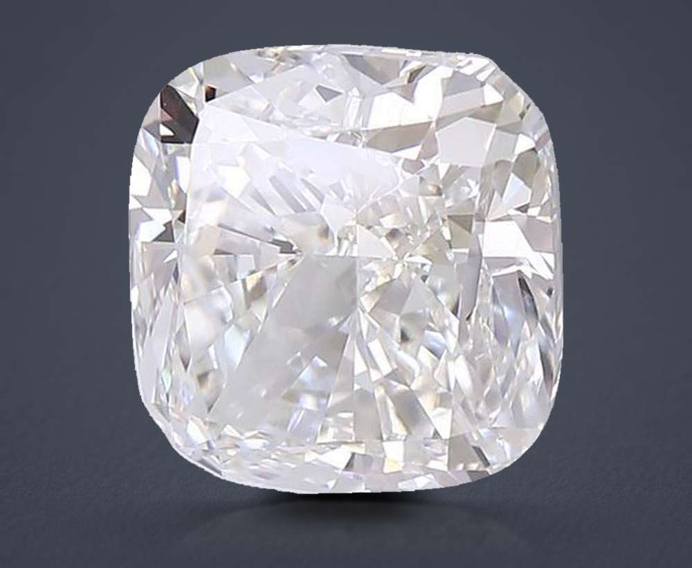 6.73 Carat Cushion Lab Diamond