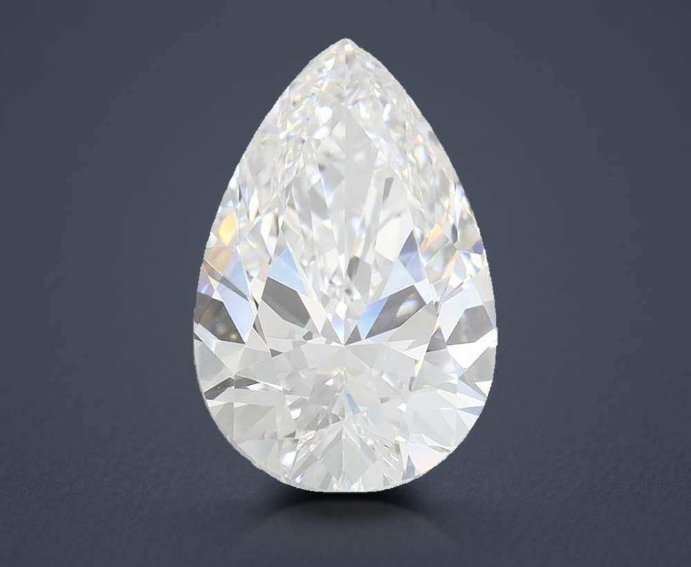 3.12 Carat Pear Lab Diamond