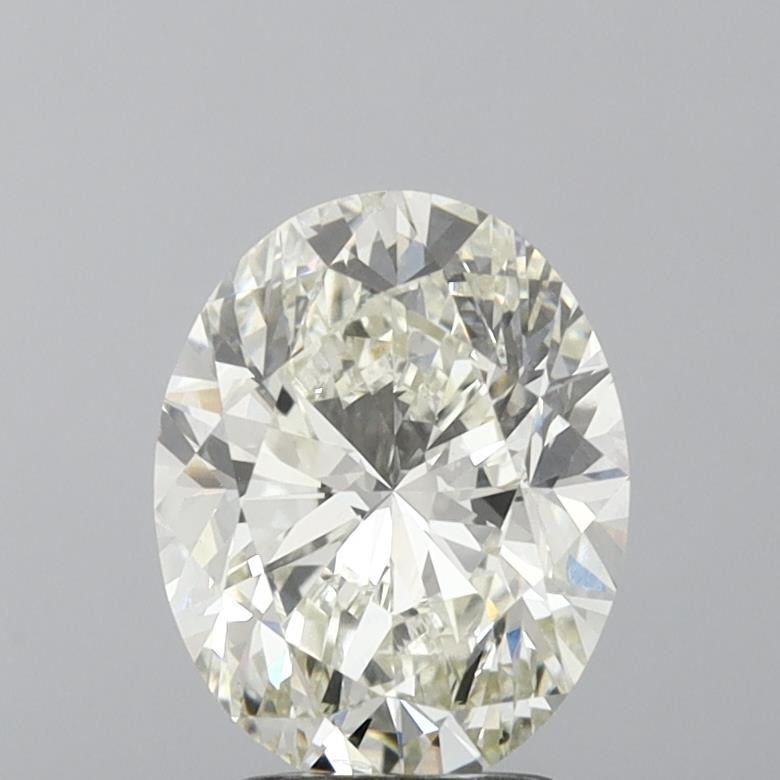 3.01ct J SI1 Very Good Cut Oval Lab Grown Diamond