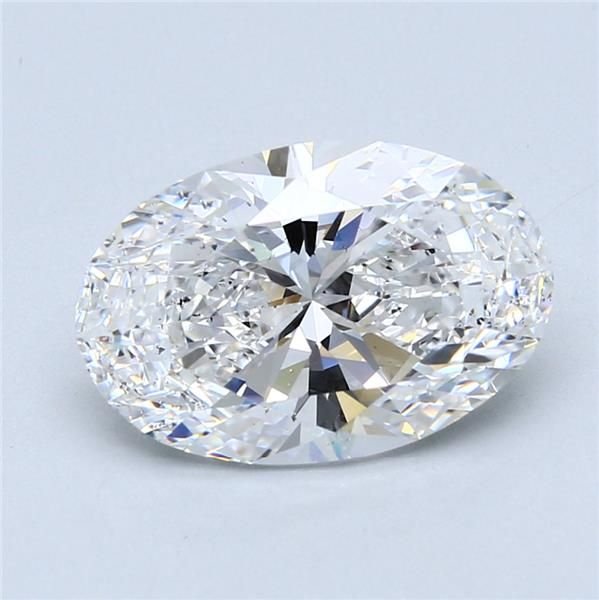 4.01ct E SI1 Very Good Cut Oval Diamond