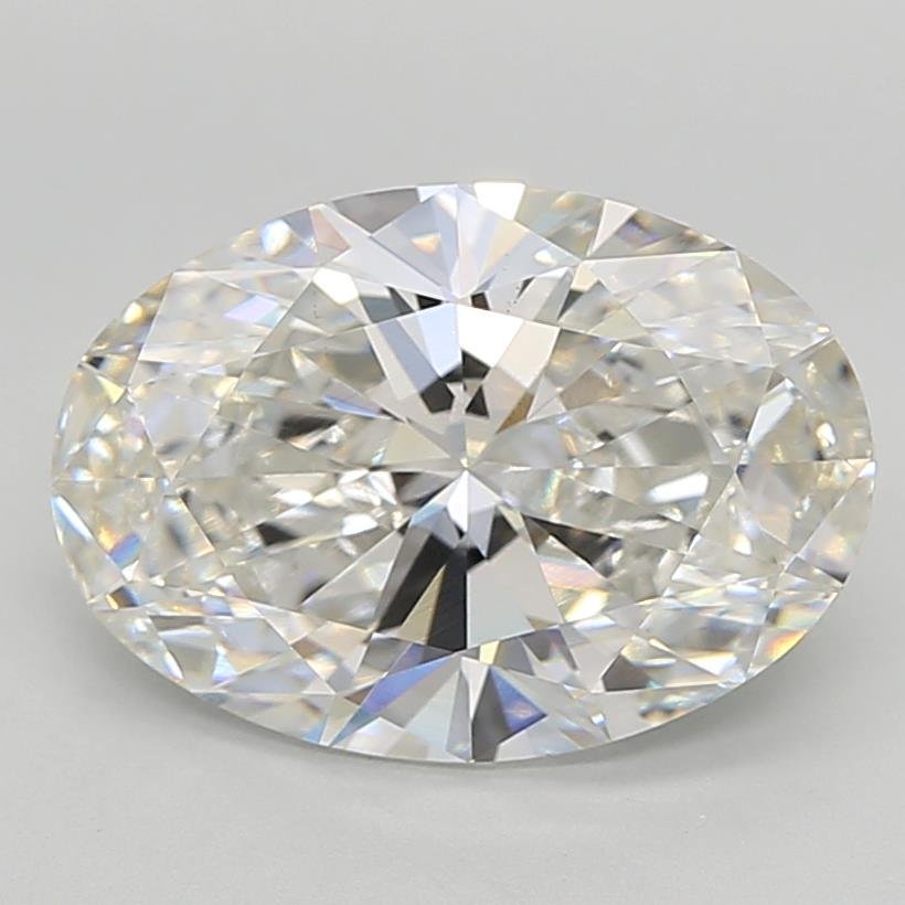 5.02ct G VS2 Rare Carat Ideal Cut Oval Lab Grown Diamond