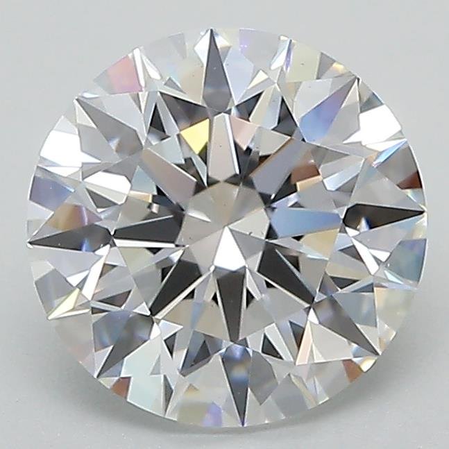 2.04ct D VS2 Rare Carat Ideal Cut Round Lab Grown Diamond