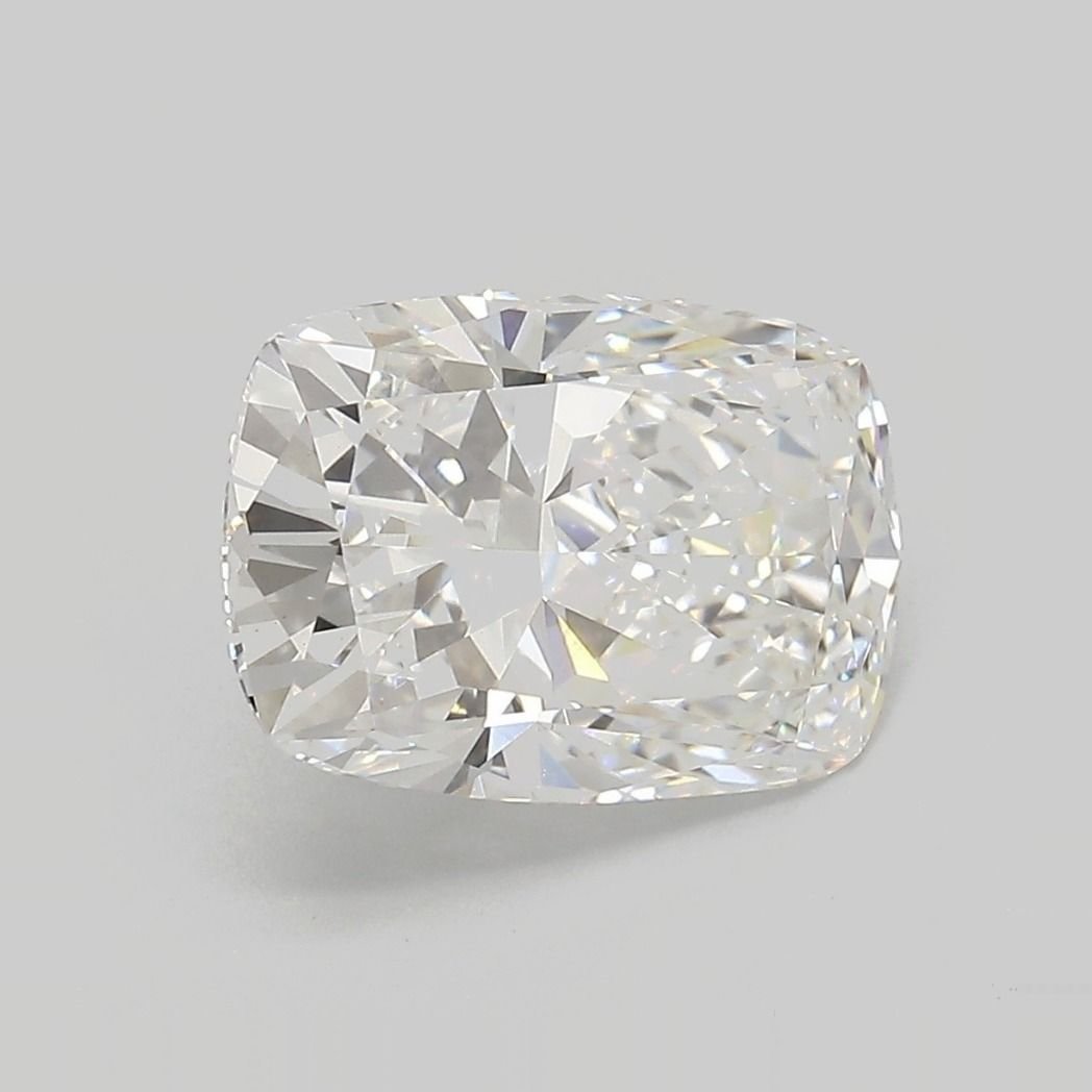 3.79ct E VS1 Rare Carat Ideal Cut Cushion Lab Grown Diamond